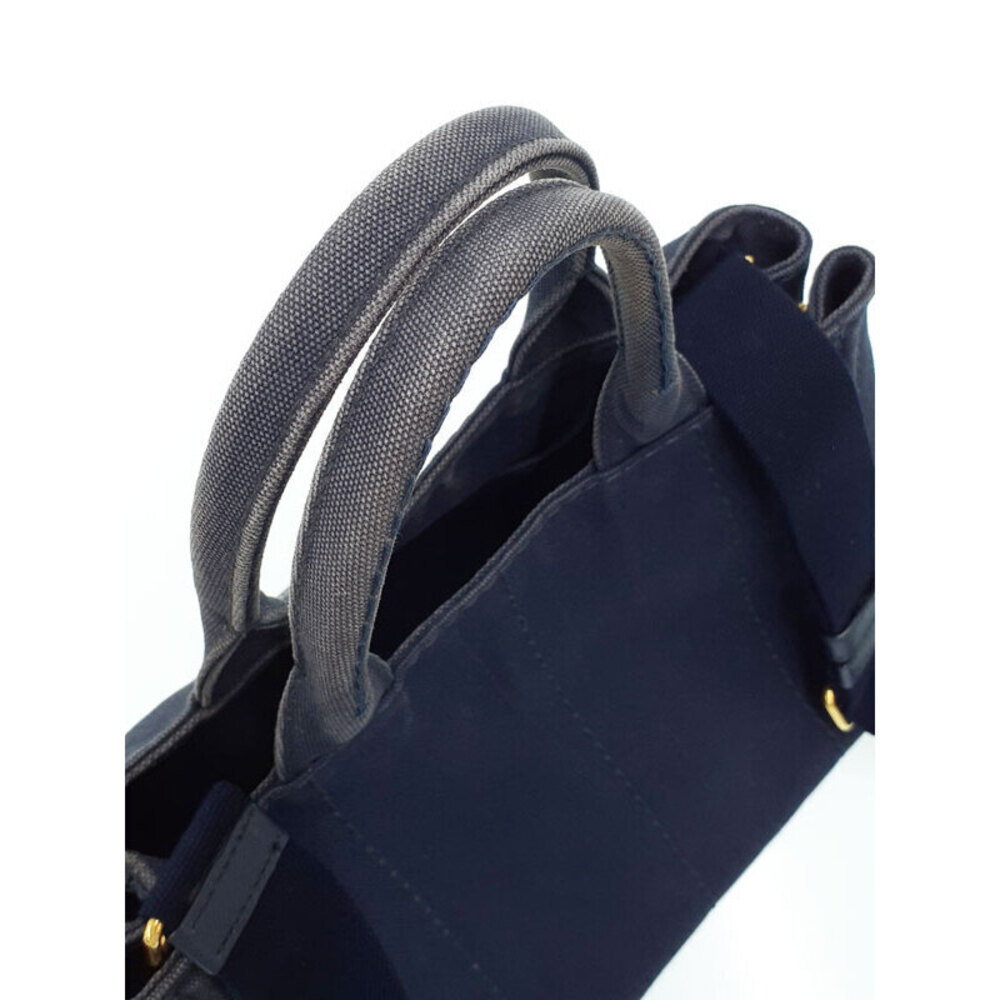 Prada Canapa Tote Shoulder bag blue canvas - Picture 9 of 9